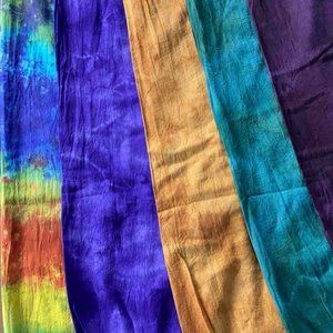 Cotton Harem Pants - Tie-Dye (Green)